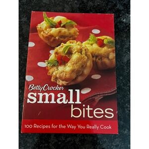 Betty Crocker Small Bites Cookbook 100 Recipes Spiral Bound 2008